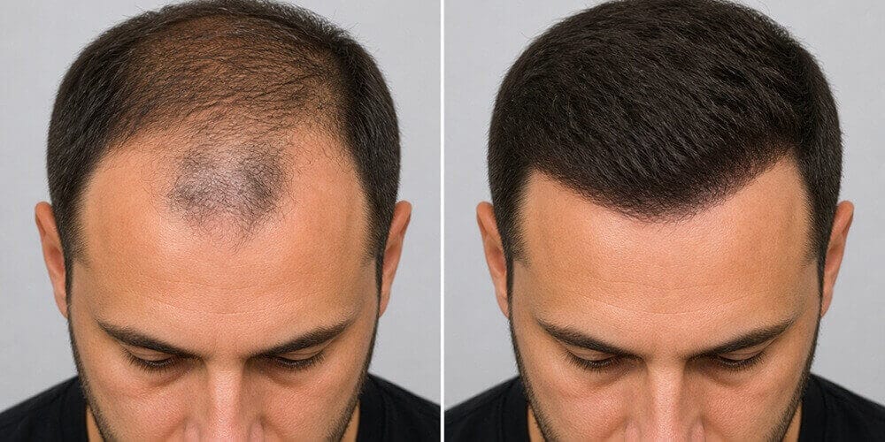 Wie sieht das Haar ein Jahr nach einer Haartransplantation aus?