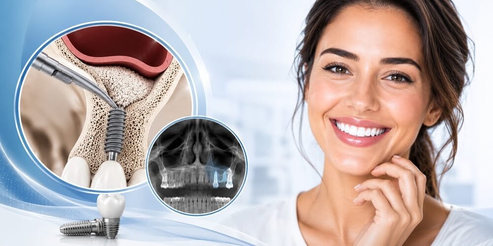 Rialzo del seno mascellare in Turchia: innesto osseo per impianti dentali